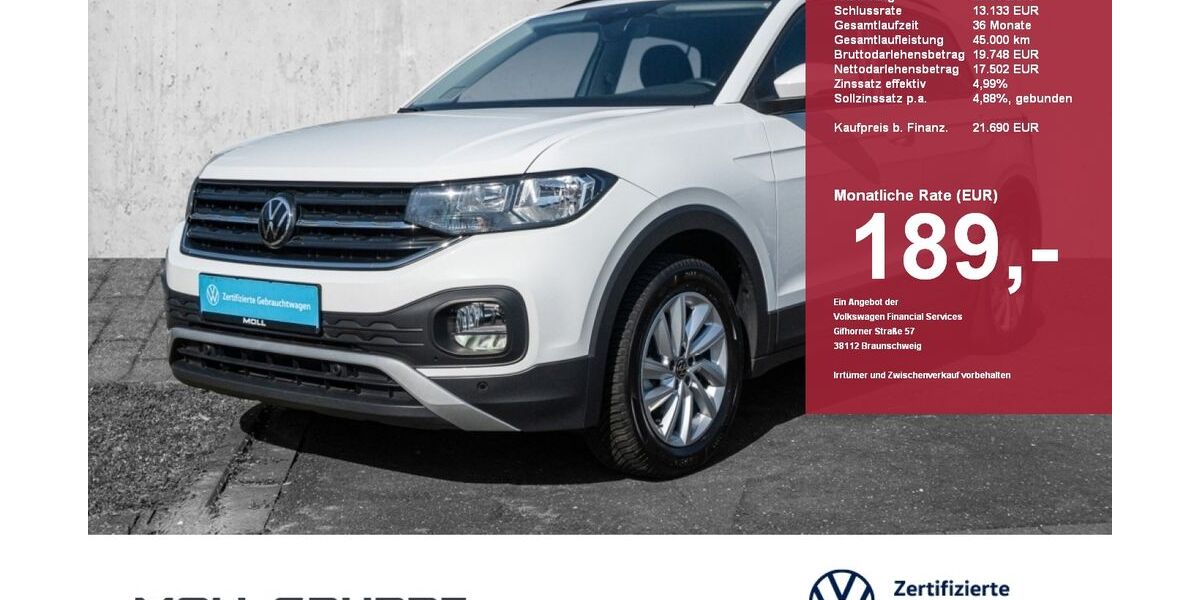 VW T-Cross 48.513 km 21.690 &euro; Düsseldorf 40474