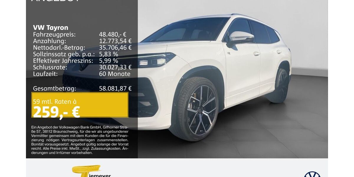 VW Tayron 18.760 km 47.440 &euro; Bochum 44892