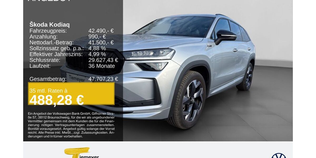 Skoda Kodiaq 8.900 km 39.770 &euro; Duisburg 47059