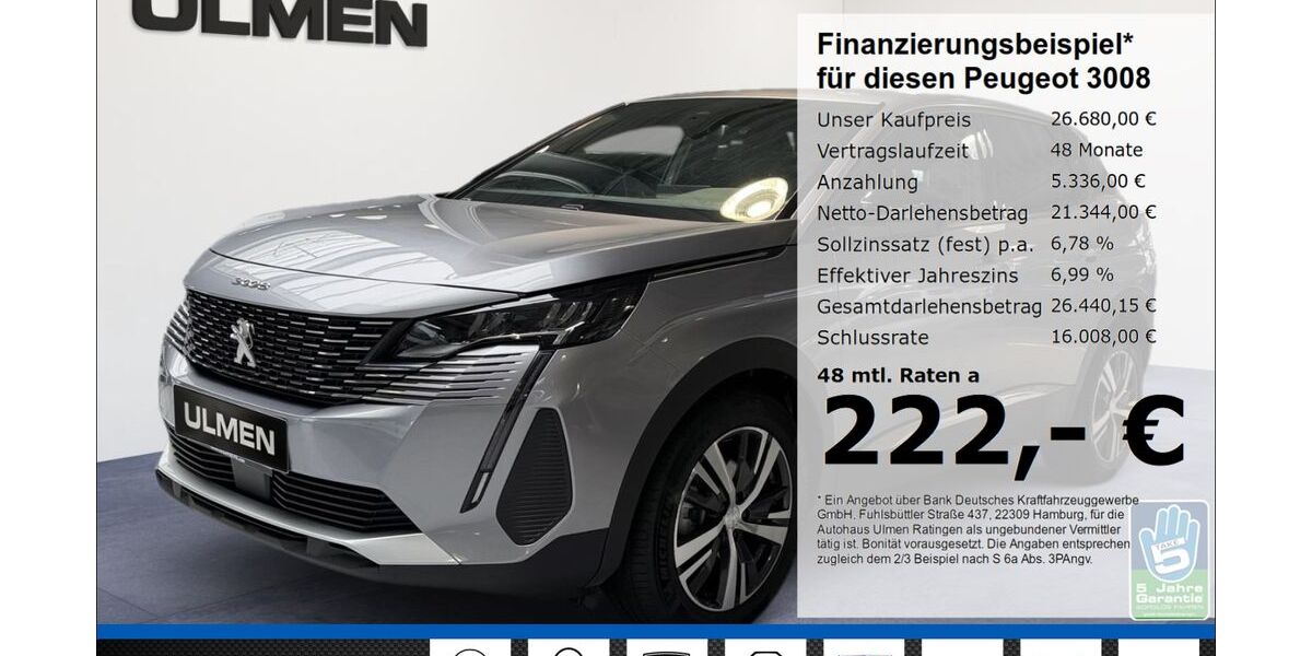 Peugeot 3008 24.380 km 26.680 &euro; Ratingen 40880