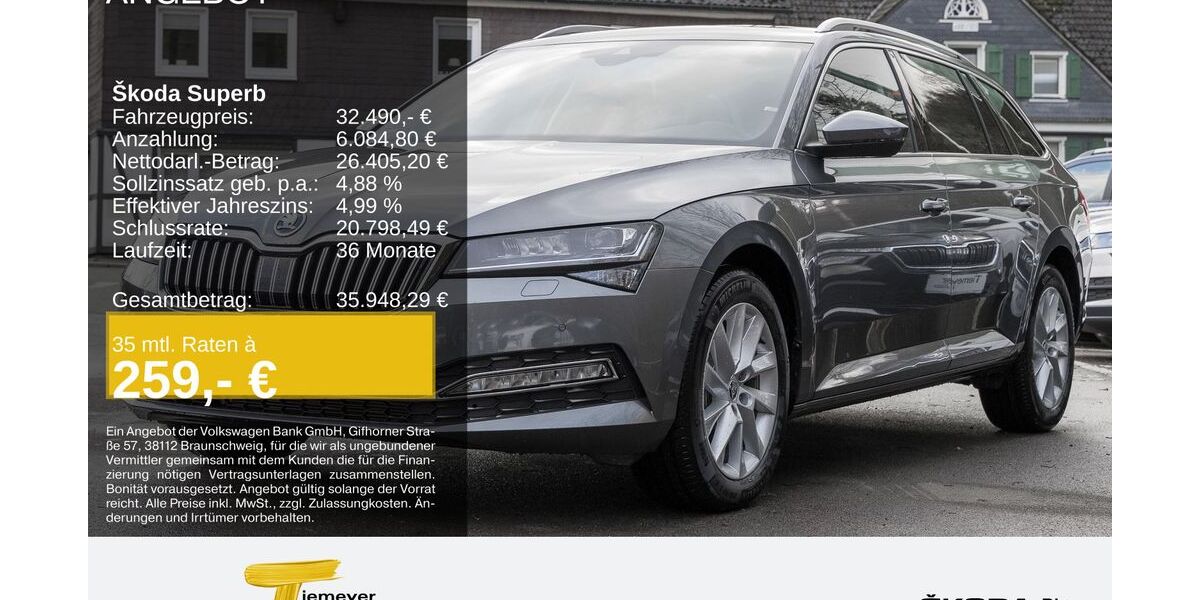 Skoda Superb 29.999 km 32.490 &euro; Remscheid 42857