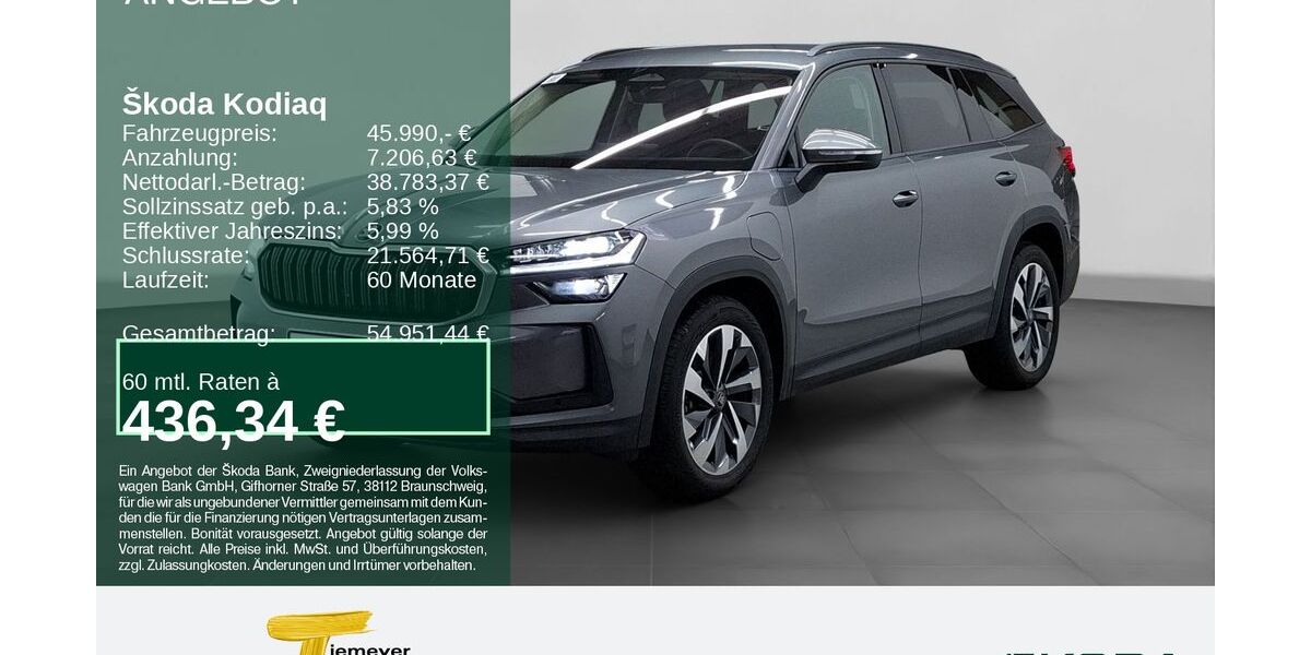 Skoda Kodiaq 2.599 km 45.560 &euro; Bochum 44809
