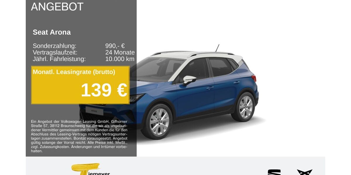 Seat Arona 6.624 km 20.980 &euro; Bochum 44809