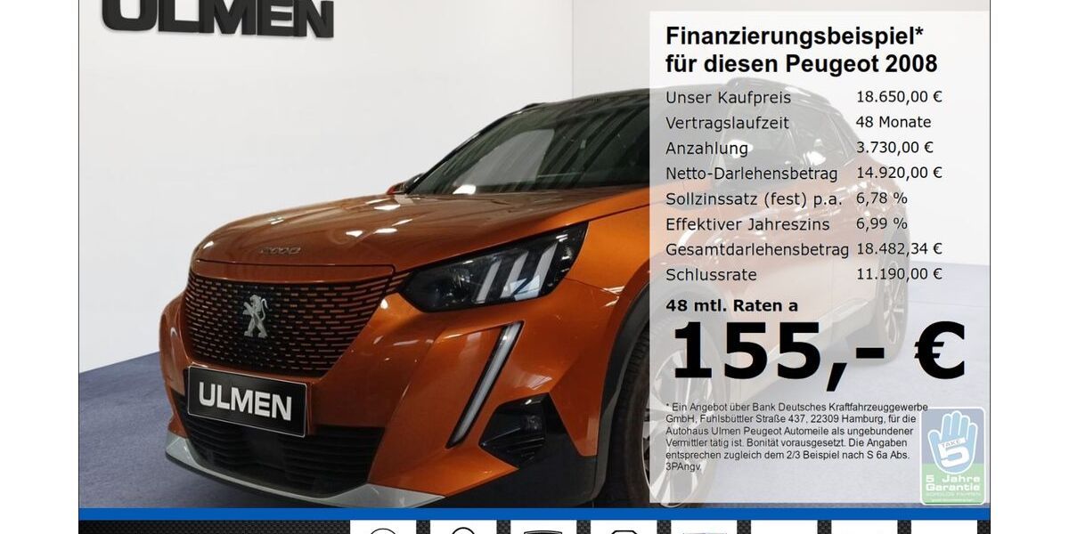 Peugeot 2008 45.864 km 18.650 &euro; Düsseldorf 40233