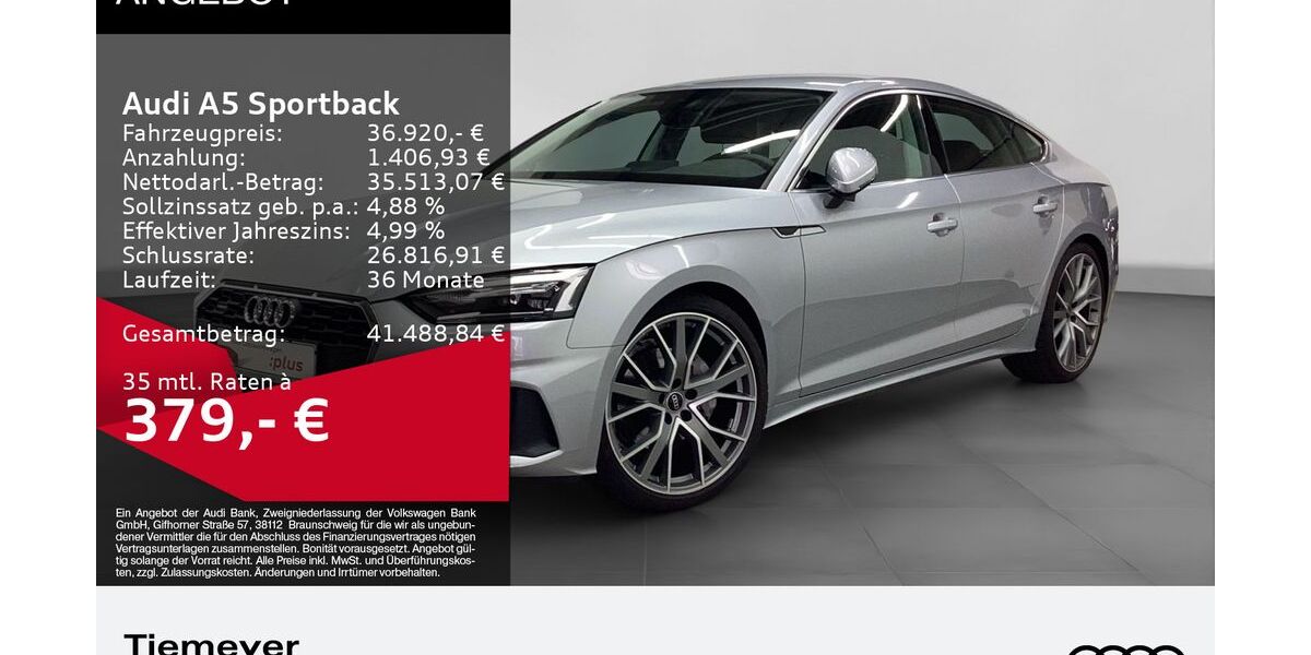 Audi A5 39.996 km 34.860 &euro; Bochum 44809