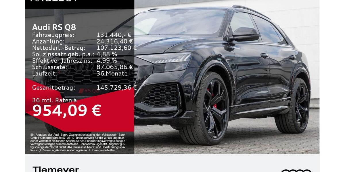 Audi RSQ8 3.755 km 130.990 &euro; Oberhausen 46047