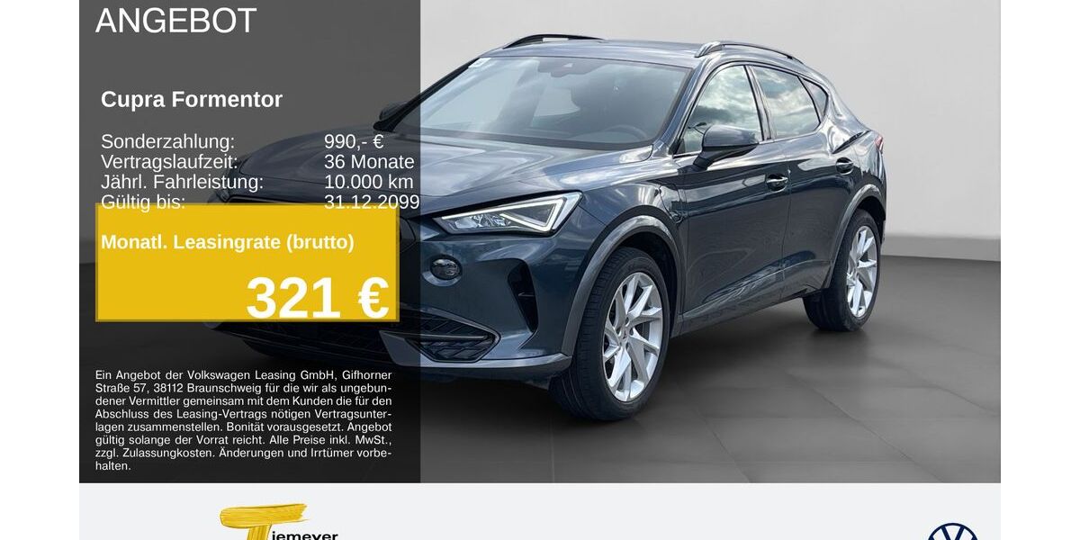 Cupra Formentor 72.549 km 21.950 &euro; Remscheid 42897