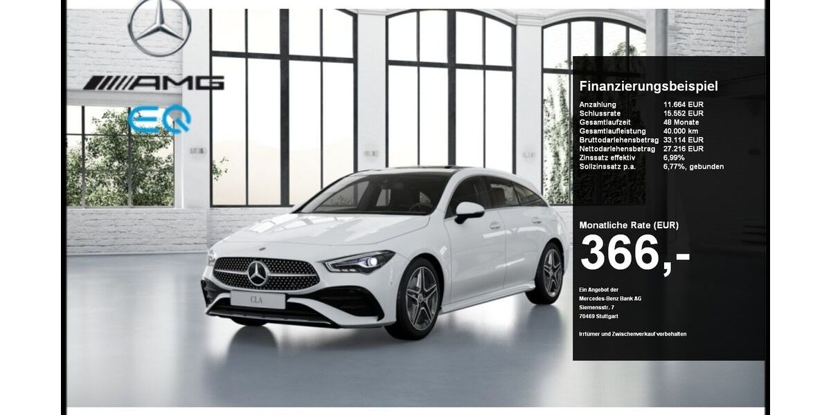Mercedes-Benz CLA 200 Shooting Brake 2.781 km 37.490 &euro; Hagen 58135