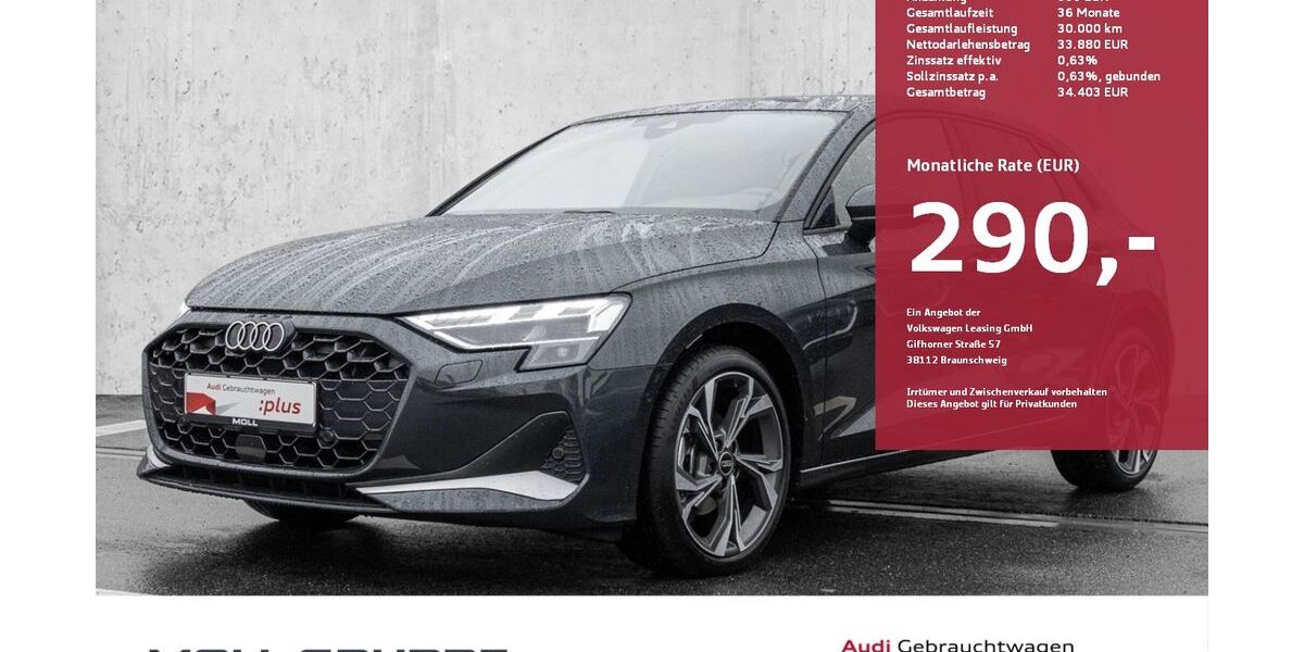 Audi A3 7.980 km 33.640 &euro; Düsseldorf 40474