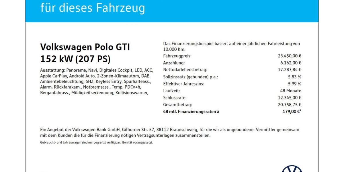 VW Polo 55.277 km 23.450 &euro; Wuppertal 42109