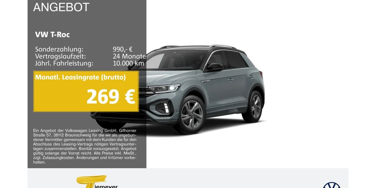 VW T-Roc 25.655 km 28.590 &euro; Duisburg 47059