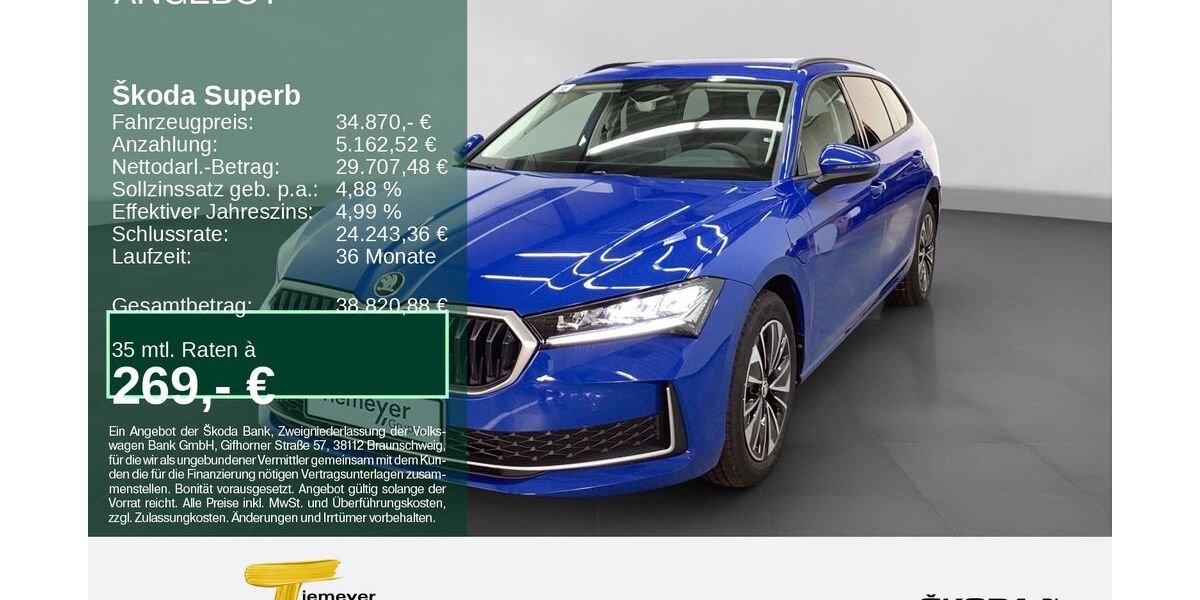 Skoda Superb 16.477 km 32.980 &euro; Bochum 44809