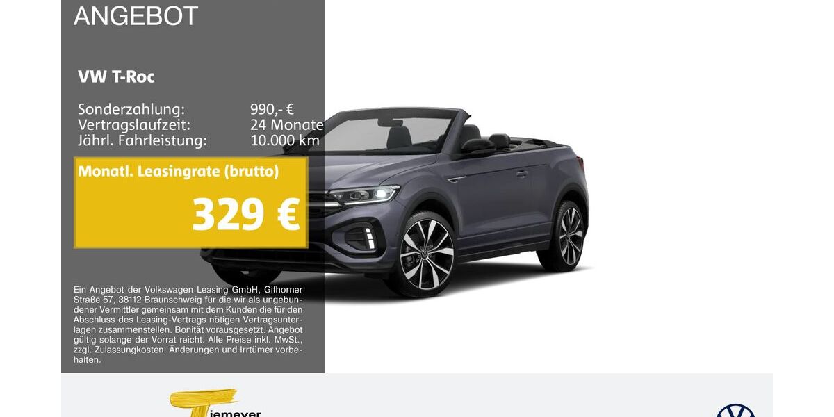 VW T-Roc 8.629 km 32.980 &euro; Duisburg 47059