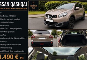 Nissan Qashqai 152.000 km 6.490 &euro; Essen 45277