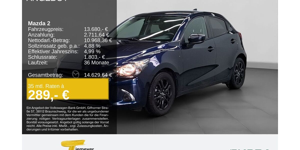 Mazda 2 52.551 km 13.330 &euro; Bochum 44809