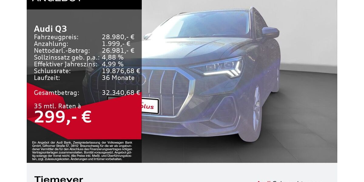 Audi Q3 38.835 km 27.510 &euro; Oberhausen 46047