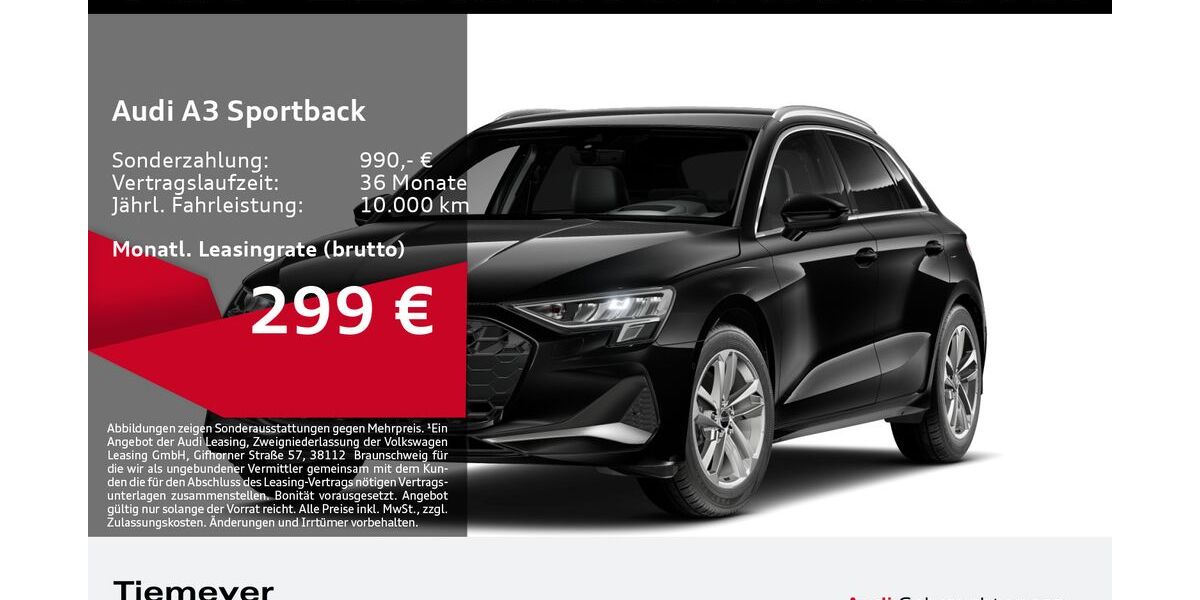 Audi A3 8.984 km 34.720 &euro; Gelsenkirchen 45894