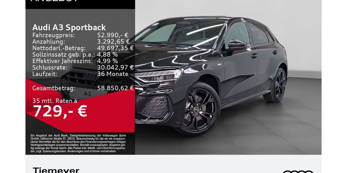 Audi A3 9.990 km 52.990 &euro; Bochum 44809