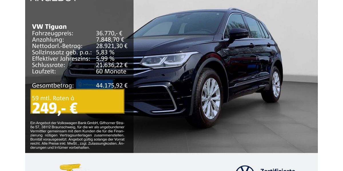 VW Tiguan 35.439 km 33.790 &euro; Herne 44653
