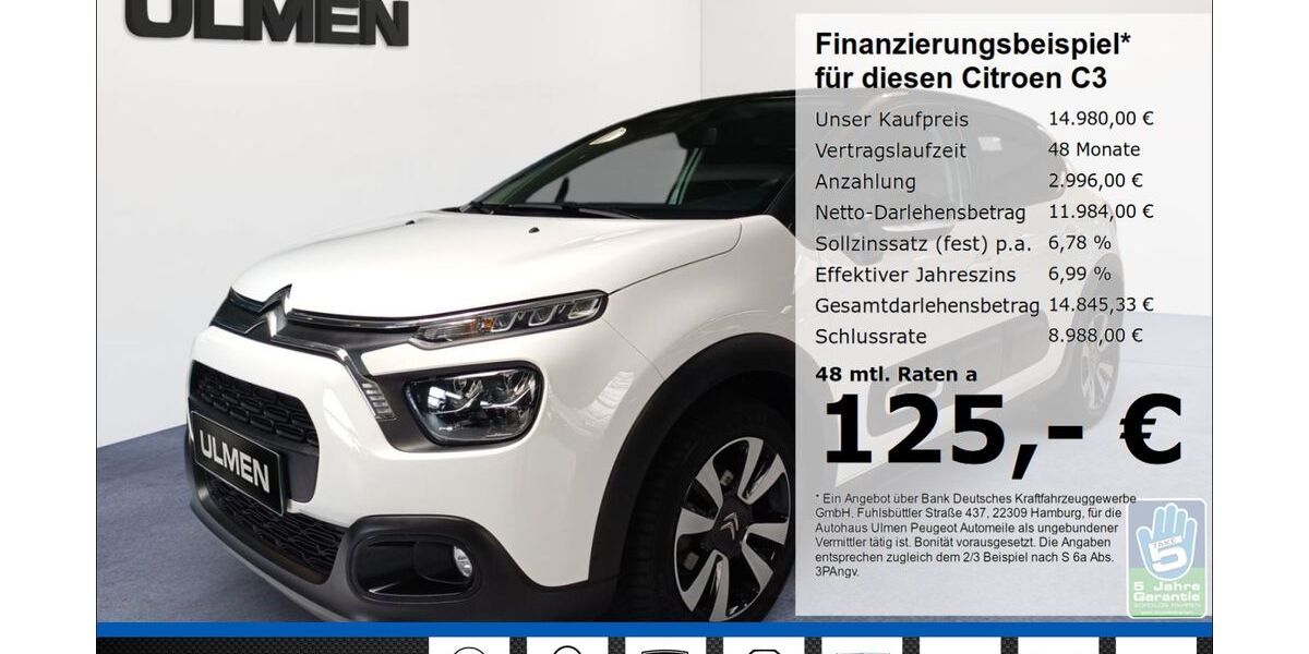 Citroen C3 45.460 km 14.980 &euro; Düsseldorf 40233