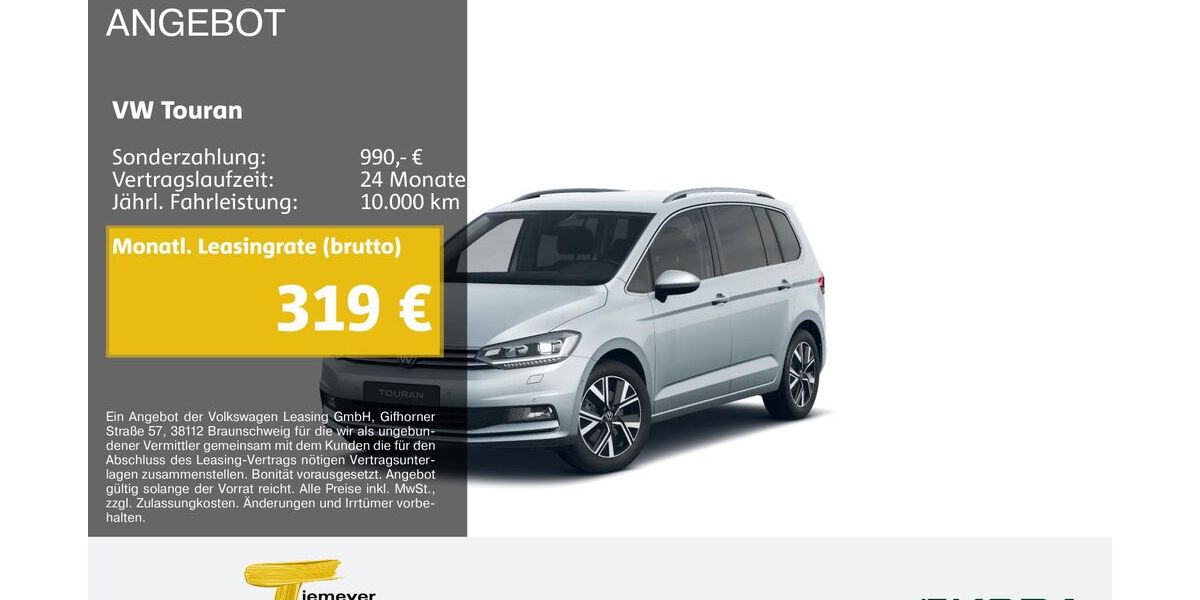 VW Touran 12.308 km 38.590 &euro; Remscheid 42857