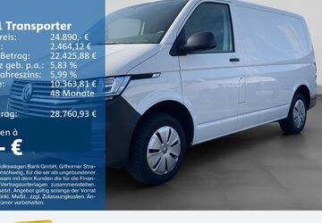 VW T6 Transporter 71.595 km 23.890 &euro; Bochum 44892