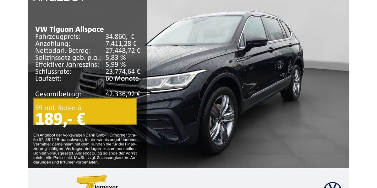 VW Tiguan Allspace 32.680 km 34.440 &euro; Bochum 44892