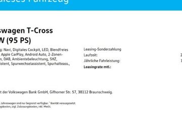 VW T-Cross 19.561 km 19.950 &euro; Neuss 41460